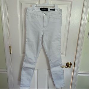 Hollister white jeans